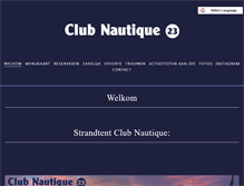 Tablet Screenshot of clubnautique.nl